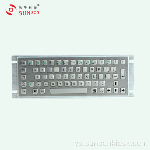 Fọ Keyboard Irin ati Fọwọkan paadi